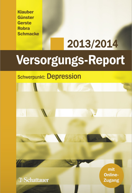 Cover der WIdO-Publikation Versorgungs-Report 2013/2014: Depression