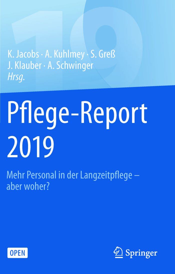 Cover des Pflege-Reports 2019